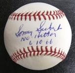 Sonny Siebert Autographed Baseball