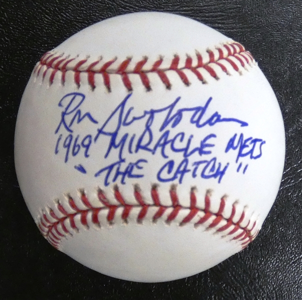 Ron Swoboda Autographed Baseball
