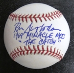 Ron Swoboda Autographed Baseball