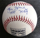 John Schuerholz Autographed HOF Baseball