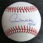 Paul Molitor Autographed Baseball