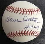 Steve Carlton Autographed Baseball