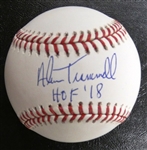 Alan Trammell Autographed Baseball