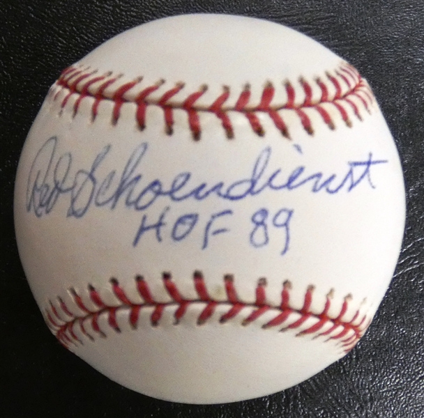 Red Schoendienst Autographed Baseball