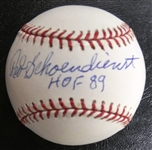 Red Schoendienst Autographed Baseball