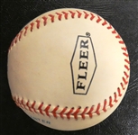 Nomar Garciaparra Autographed Fleer Logo Baseball