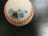 Nomar Garciaparra Autographed Fleer Logo Baseball
