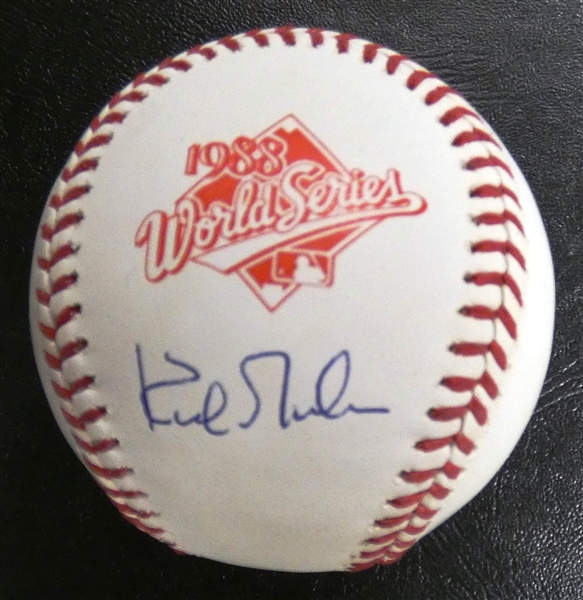 Kirk Gibson Autographed 1988 World Series Baseball