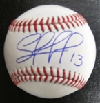 Salvador Perez Autographed Baseball