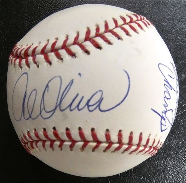 Al Oliver Autographed Baseball