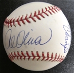 Al Oliver Autographed Baseball