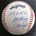Al Oliver Autographed Baseball