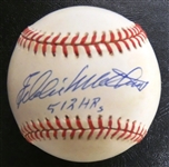 Eddie Mathews Autographed Baseball