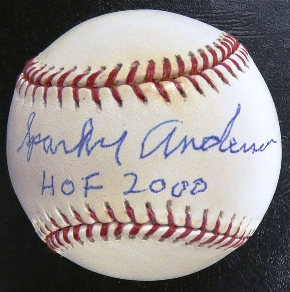 Sparky Anderson Autographed Baseball