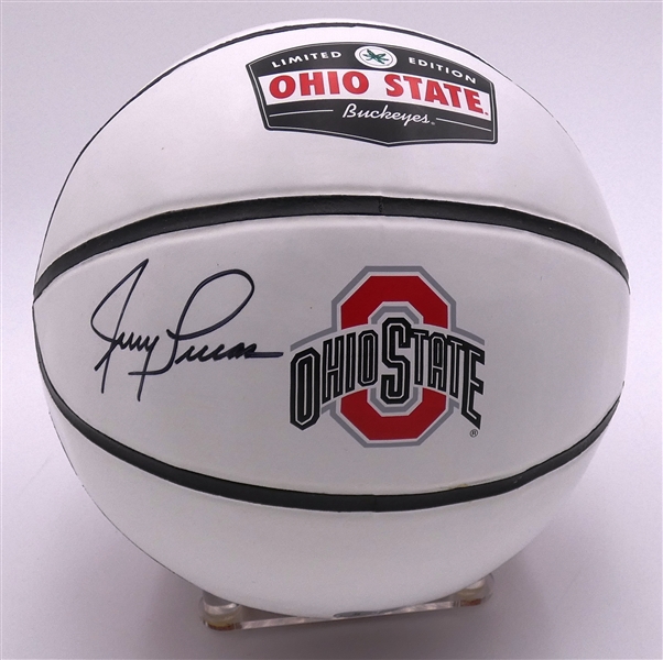 Jerry Lucas Autographed Basketball