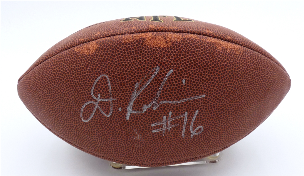 Denard Robinson Autographed Football