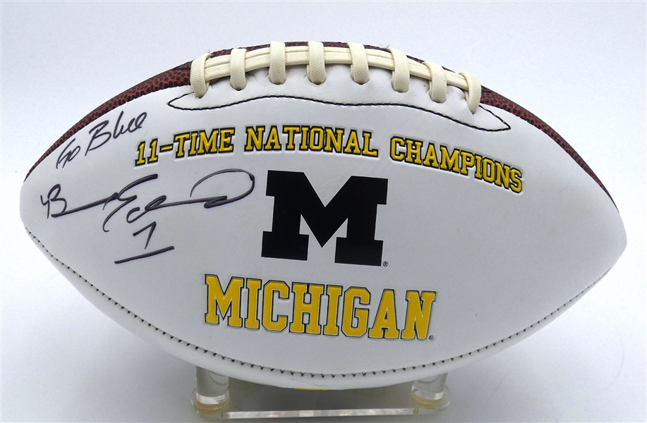 Braylon Edwards Autographed Football