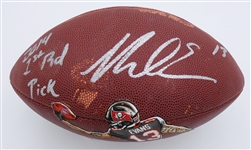 Mike Evans Autographed Hand Painted Football