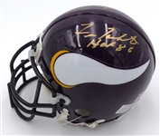 Daunte Culpepper & Fran Tarkenton Autographed Vikings Mini Helmet