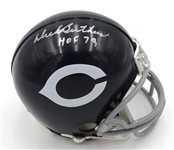 Dick Butkus Autographed Bears Mini Helmet