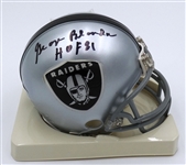 George Blanda Autographed Raiders Mini Helmet