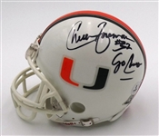 Chuck Foreman Autographed Miami Mini Helmet
