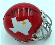 Abner Haynes Autographed Dallas Texans Mini Helmet