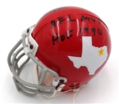 Abner Haynes Autographed Dallas Texans Mini Helmet