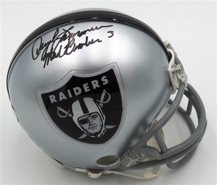 Daryle Lamonica Autographed Raiders Mini Helmet