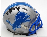 Donovan Peoples-Jones Autographed Lions Mini Helmet