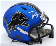 Terrion Arnold Autographed Lions Mini Helmet