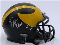 Sherron Moore Autographed Michigan Mini Helmet