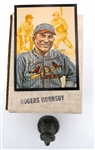 Rogers Hornsby 1979 Signature Miniatures Pewter Statue & Card