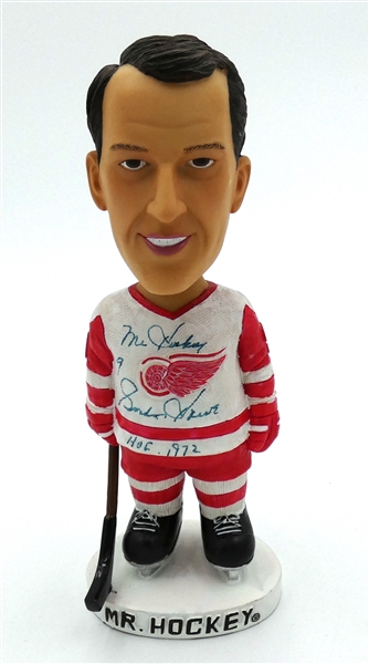 Gordie Howe Autographed Bobblehead