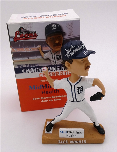 Jack Morris Autographed Bobblehead