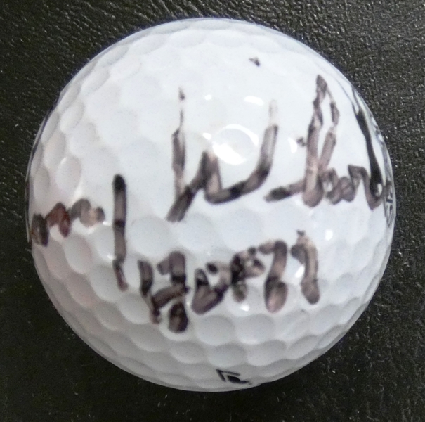 Larry Wilson Autographed Golf Ball