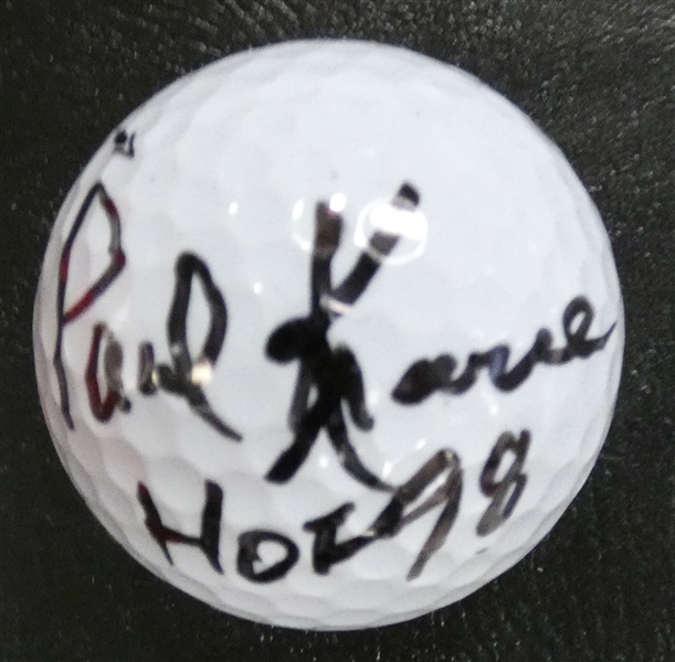 Paul Krause Autographed Golf Ball