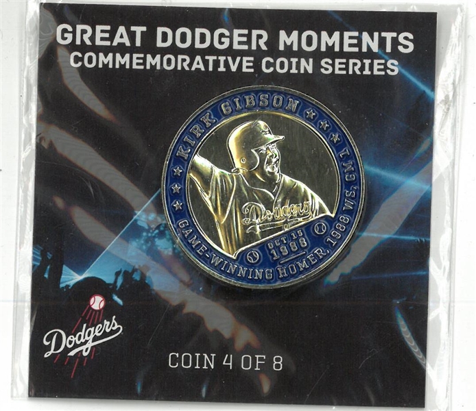 Kirk Gibson Commemorative Dodgers Coin