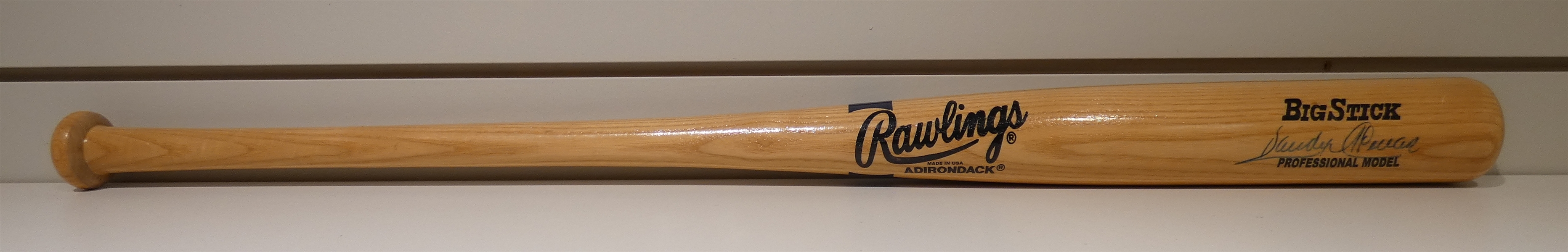 Sandy Alomar, Jr Autographed Bat