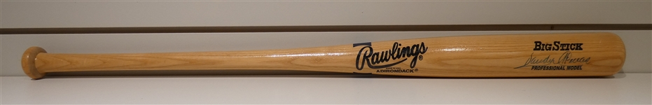 Sandy Alomar, Jr Autographed Bat