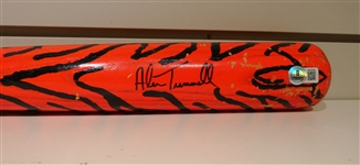 Alan Trammell Autographed Custom Painted Bat