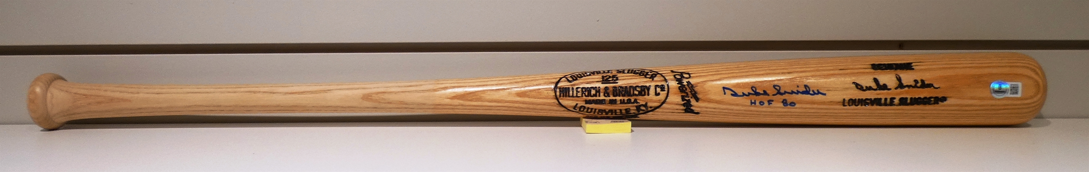 Duke Snider Autographed Bat