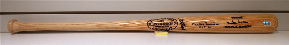 Duke Snider Autographed Bat