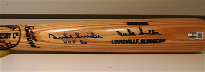 Duke Snider Autographed Bat