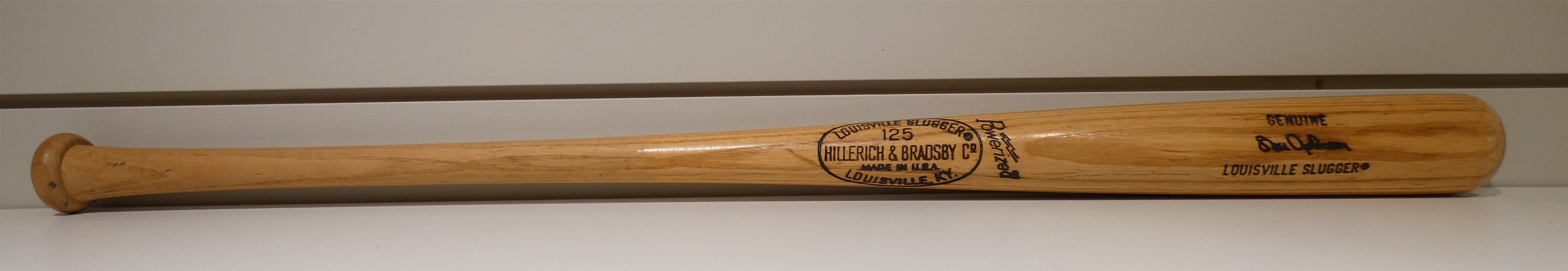 Lou Johnson Game Ready Bat