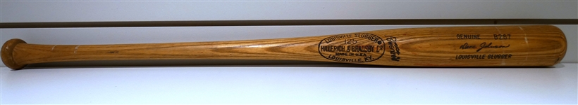 Davey Johnson Game Used Bat