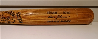 Davey Johnson Game Used Bat