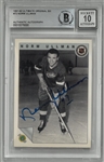 Norm Ullman Autographed 1991 Ultimate