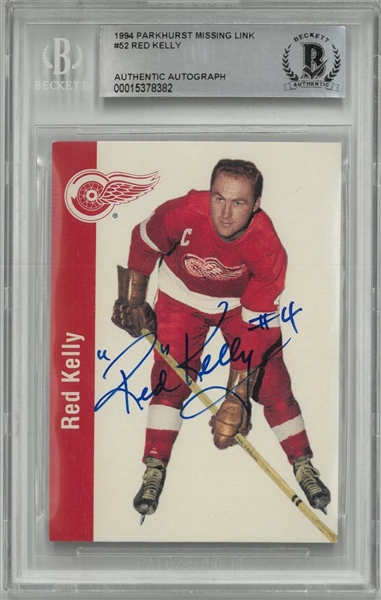 Red Kelly Autographed 1994 Parkhurst