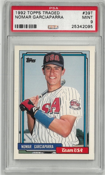 Nomar Garciaparra 1992 Topps Traded PSA 9